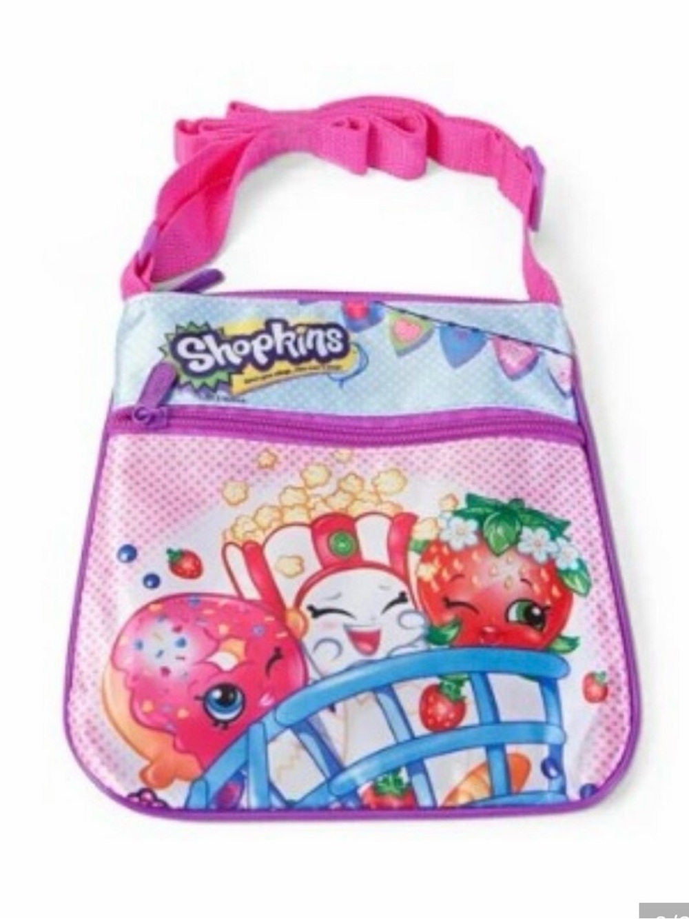 Shopkins Pink and Purple Kids Crossbody Bag
